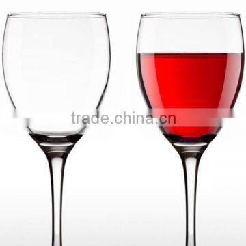 Handmade Mouth Blown Two Pieces Transparent Crystal Wine Glass photo-2