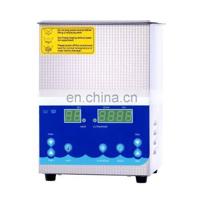 Factory outlet 2L ultrasonic cleaner for dental tools/brushes/glasses/jewelry