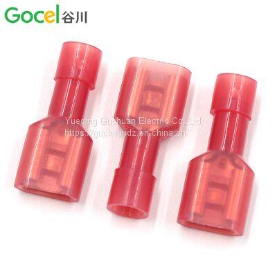 Fully Insulated Red Nylon FDFN1.25- 250 Female Fully Insulated Butt Cold-pressed Terminal Plug Spring Terminal photo-4