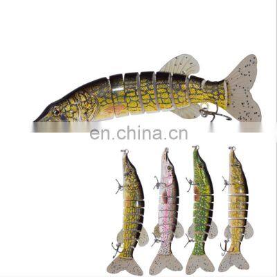 4 Colors 20cm 70g Hot Sale Cheap Hard Plastic Multi-Joint Minnow for Freshwater Saltwater photo-2