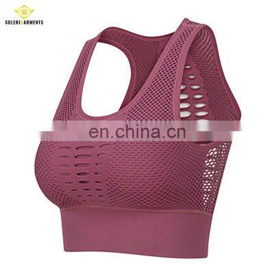 Top Sports Bras Fitness Gym Running Sportswear Women's Underwear Push Up Brassiere Plus Size Yoga Bra photo-4