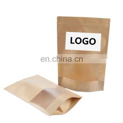 matte pet kraft paper small plastic packaging bags for food cake powder packing