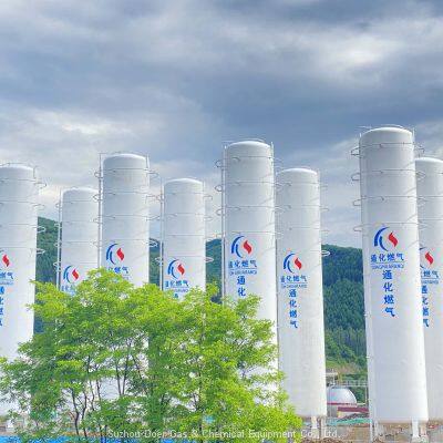 Vacuum insulated storage tank 5-300 m3 for LNG, LOX, LIN, LAR, LCO2, LN2O, LNH3...