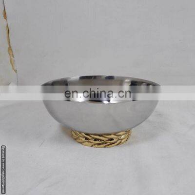 stainless steel shiny bowl