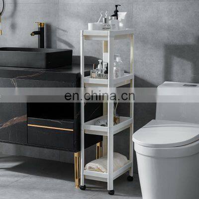 3-tier kitchen bathroom rolling cart trolley hand food carts truck trolley Storage organizer wheel plastic utility cart 3 tier