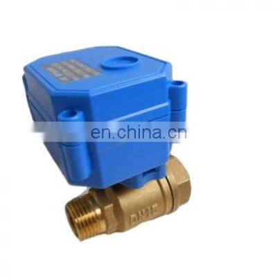 motorised 5v valve BSP NPT DN25 dc24v 1'' 2 way dn20 brass cwx 15q smart water shutoff valve