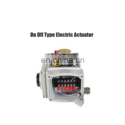 COVNA DN50 2 Inch PN16 High Pressure 12V DC 4 Way T Port Stainless Steel Electric Actuated Flange Ball Valve photo-5