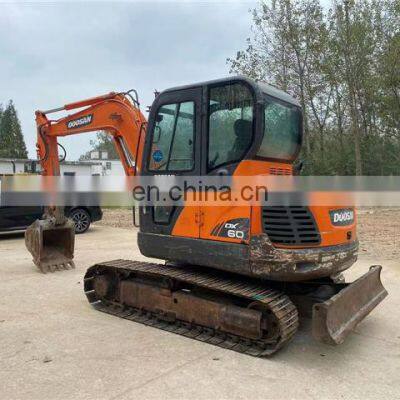 Mini doosan excavator dx60 , Used doosan digging machinery dx60 dx80 , Doosan construction machine