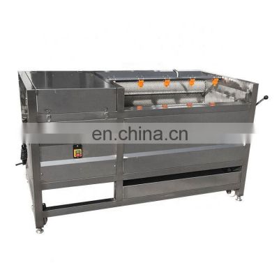 Discount Taro Potato Peeling Machine Potato Washing Machinery Industrial Brush Potato Cleaning Machine