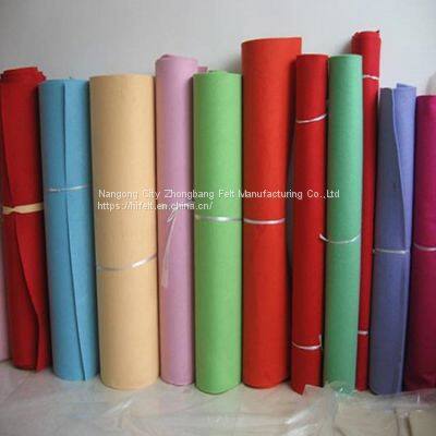 Factory Wholesale Custom Eco Friendly Polyester Mixed Nonwoven Fabric Needle Punched Felt Supplier photo-3