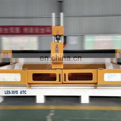 China 3015 Heavy Duty Stone ATC CNC Cutting Machine Marble Granite Countertop Cutting Polishing CNC Machine Sink Hole photo-5