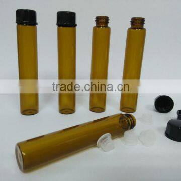 High quality 10ml amber glass bottle with reducer