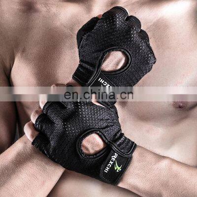 Professional Gym Fitness Gloves Power Weight Lifting Women Men Workout Bodybuilding Half Finger Hand Protector Gloves photo-4