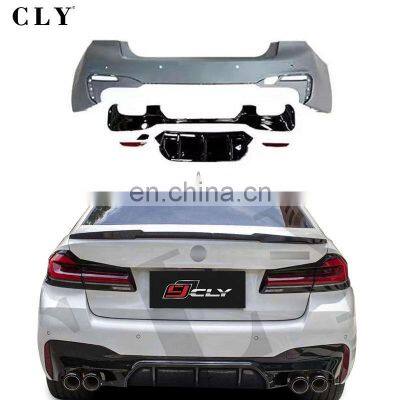 Genuine Car bumpers For 2021 BMW 5 Series G30 G38 Modified 2021 M5 Rear Car Bumper Rear Diffuser