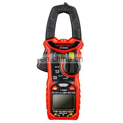 HT-206B AC  600V digital clamp meter Digital AC Clamp-On Meter: 600A