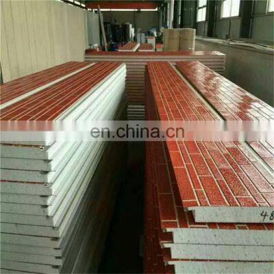 EPS Precast Sandwich Panels With Brick Facade Steel Panel Siding Installation Steel Panel Siding Prices photo-3