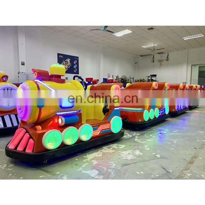 Amusement park train tracks set track electric train