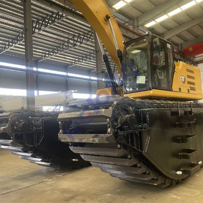 Best Price Swamp Buggy Excavator with Floating Pontoon Undercarriage