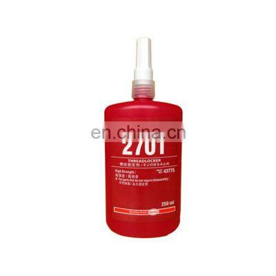 loctiter 2701 glue green high-strength thread locker oil-resistant high-viscosity anaerobic glue