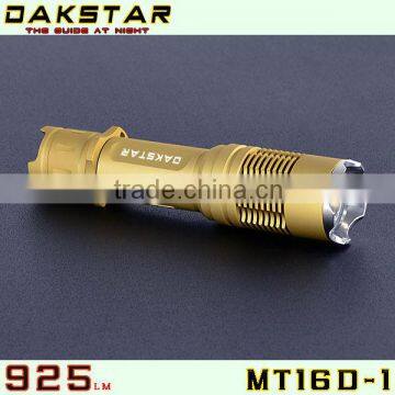 DAKSTAR MT16D-1 XML T6 925LM 18650 Over-discharge Protection Bicycle Rechargeable Tactical Best Outdoor LED Flashlight CREE