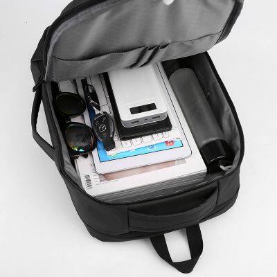 Waterproof Business Travel Notebook Backpack Anti Theft Computer Backpack Black photo-4