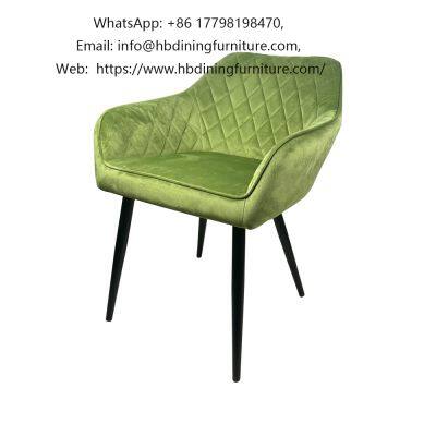 Tulip velvet green dining Chairs