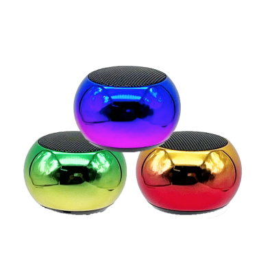 Bright Bluetooth speaker Small steel gun portable outdoor mini Bluetooth speaker small audio factory wholesale mini small speakers