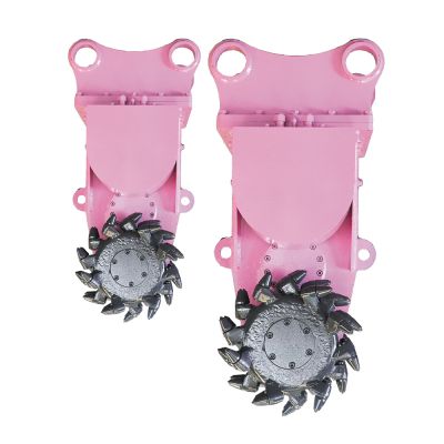 Multifunctional Efficiency Construction Machinery Parts Rotary Drum Cutter For 3-35 Ton Excavator