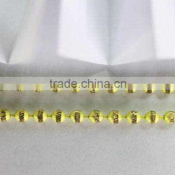 brass accessories colourful electrophoresis long ball chain