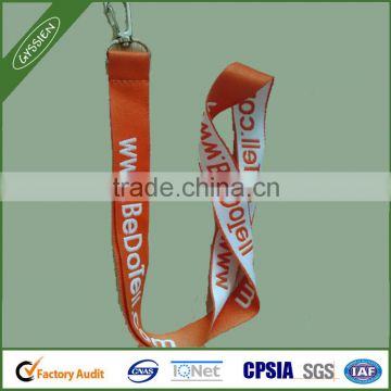 China wholesale for many years design logo eco friendly jacquard lanyard