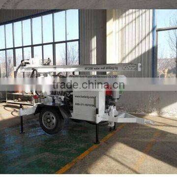 DTH smart drilling rig !!! HF120W portable water well drilling rig ,