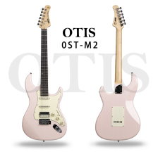 Caravan Wholesale OEM Созданные по индивидуальному заказу OTIS 0ST-M2 Розовый электрогитара (Шестеренка из канадского клена, корпус из тополя, пикап S-S-H из алюминиевого никелевого кобальта)