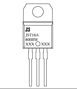 JST16A-800BW  16A TRIAC