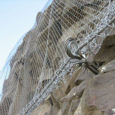 Factory Sale High Tensile Geogrid Woven Technique Hexagonal Net HR Slope Protection Drapery System for Rockfall Protection photo-4