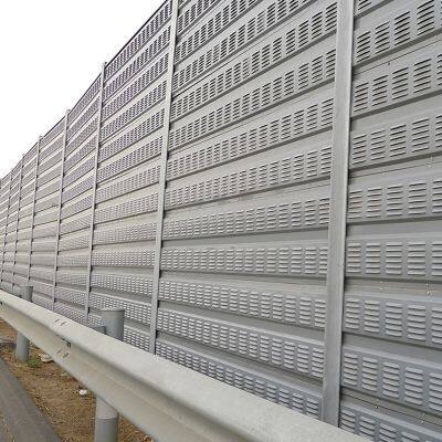 Modern Acryl PVC Sound Reduction Panels Road Noise Barrier With Micro Hole Design for Highway/Railway Use
