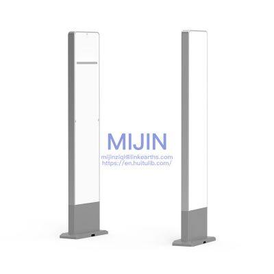 Smart Library Equipment:UHF RFID Channel Access Control Library Security Gate for book anti-theft management