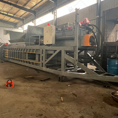 Textile Horizontal Baler Cardboard Compactor Waste Paper Baler Packing Machine