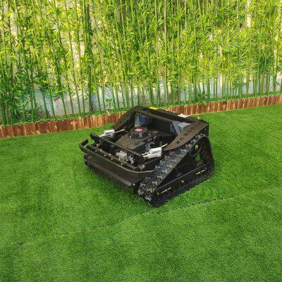 CE EPA Euro 5 Gasoline Engine Fast Weeding Tracked Remote Control Mowing Robot photo-5