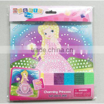 Kids craft kits,Educational DIY Craft,Fancy EVA mosaic sticker Craft