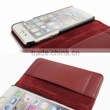 High Quality Real Snake Leather Case for Iphone 6 Genuine Leather Flip Phone Case