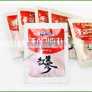 custom printed best price heat seal empty tea bag/korea red ginseng tea bag