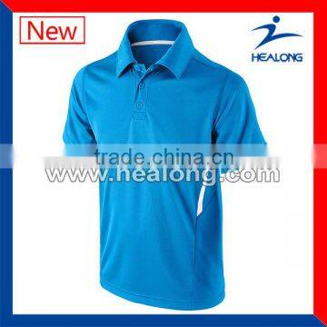 100%polyester single jersey polo shirt with short sleeves