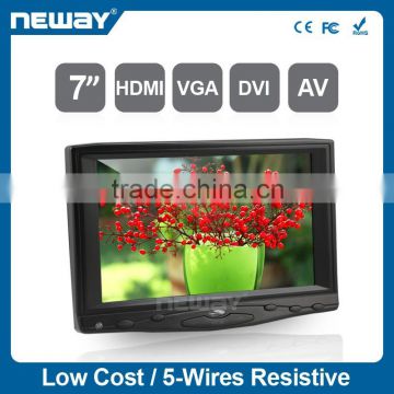 7 Inch LCD Touch Screen Monitor With Special Bracket lcd monitor