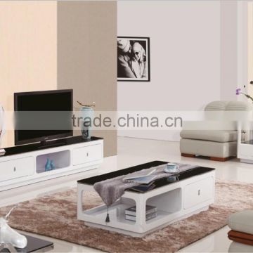 Living roon furniture set design modern tv stand tea table