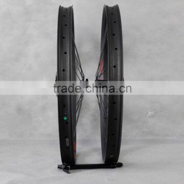 29 Plus Carbon Fat Bike Wheels 2015 New 29er Mtb Wheels 26er Fatbike Wheelset 50MM WIDTH DOUBLE WALL HOOKLESS TUBELESS COMPATIBL photo-6