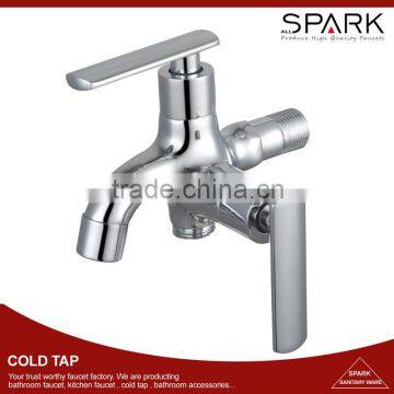 Good quality chrome brass bib tap water, recessed two way tap