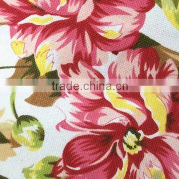 home textile fabric China Product 65 polyester 35 Cotton 10*10 thickness fashion print canvas fabric for sofa set