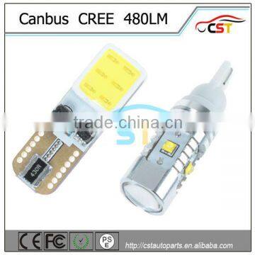 New product 2014 new hottest sale T10 9SMD 5050 12V 24V super canbus Car W5W T10 led Car COB