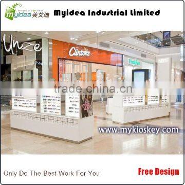 Wood luxury sunglass display stand for mall