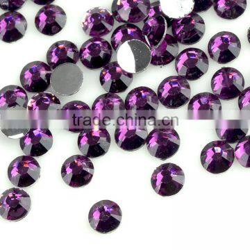 Nail Art Amethyst Flat Back Resin, Non Hot Fix Epoxy stone, Resin Rhinestone for Decoration